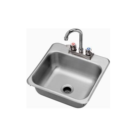 Krowne Krowne HS-1515 Drop-In Hand Sink 15" x 15" HS-1515